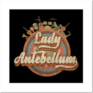 Tshirt Music Designs Vintage Retro - Lady Antebellum Posters and Art